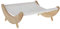 Kerbl Pet Maxi-Pet 81629 Hängematte Dream, weiß mit Holzgestell