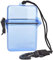 Vbest life Boîte de plongée Transparente Boîte de scellage étanche en Plastique avec Crochet de Longe pour Surfer Canoë Kayak Plongée Natation(Bleu Transparent)