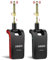 LEKATO Wireless Guitar System with Dual Jacks for Musical Instruments, 2.4GHz Rechargeable Wireless Guitar Transmitter Receiver,Stereo Cordless Guiar Lead Bass Jack for Acoustic Electric Guitar, Bass