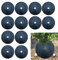 ASSR 12 x Baumschutz Unkrautblock-Mulch, Unkrautmatte, Baummatte, 42 cm Unkrautmatte, Abdeckring, Baummulchring, Pflanzenabdeckung