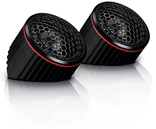EMPHASER ECP-M25T: 25 mm Hochtöner (Paar) für Autos, Tweeter mit Gewebekalotte und Neodymmagnet, 25 Watt RMS