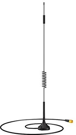 2PCS 4G WiFi Antena con 3M Cable de extensión 5.0dBi Alta Ganancia SMA-J Omni Antena de Ventosa magnética para Amplificador de señal gsm LTE Conexión en Red WiFi TX4G-XPL-300