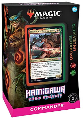 Magic The Gathering TCG MTG Kamigawa: Neon Dynasty Commander Deck EN, Upgrades Unleashed
