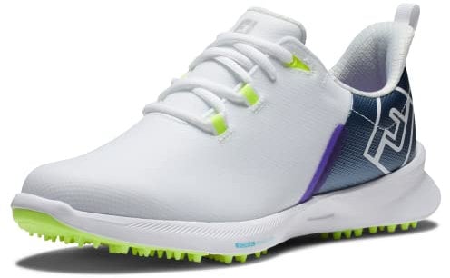FootJoy Damen Fj Fuel Sport Golfschuh, Marineblau, Weiß, Grün, 38 EU