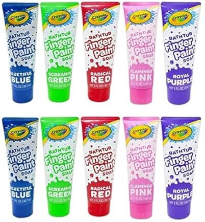 Crayola Bath Tub Fingerpaint Soap - 10PK Assortment