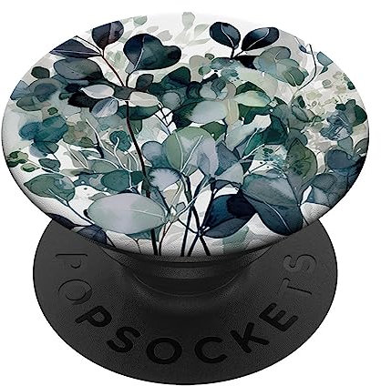 Eukalyptus Blumen Garten Muster Flora und Fauna PopSockets mit austauschbarem PopGrip