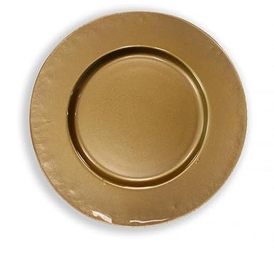 Sottopiatto Piatto Vetro 32 cm Brandani 51034 Oro Opaco Sottopiatti