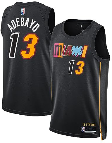 Outerstuff Bam Adebayo Miami Heat #13 Youth 8-20 Alternative Edition Swingman Spieler Trikot, Miami Heat, 8
