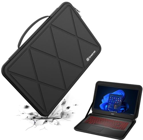 Smatree Hard EVA Protective Sleeve Case Compatible for 15.6 inch MSI Pulse GL66 Laptop, for MSI Pulse 15/WF66 15.6 inch Series, for MSI Crosshair 15/16 Series Laptop Waterproof Sleeve(X8292)