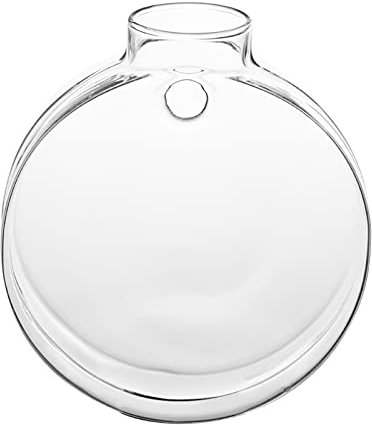 Gsycle 2 Pièces Jardinières Murales en Verre, Jardinières Suspendues en Verre Vase Hydroponique Mural Terrarium en Verre pour Décoration Intérieure(#2)