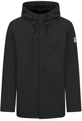 derbe Passby Plain Herren Regenjacke, Größe:XXXL, Farbe:jet black