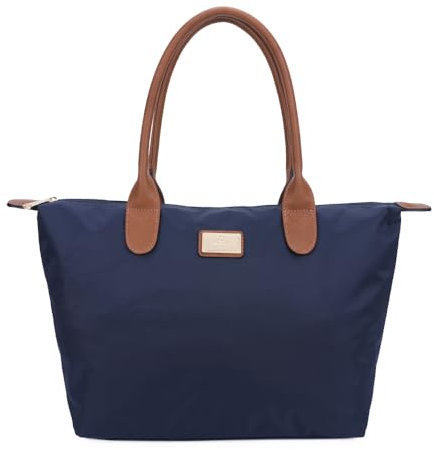 Gallantry Damentasche Shopper | Handtasche - Shopper - Weekend Bag - Strandtasche | Shopper in Lederoptik | Gallantry Paris Damen Hand- und Schultertasche (D.Blauw)