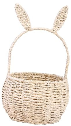 Handgewebter Korb Als Muttertagsgeschenk, Heimdekoration Zum Präsentieren von Obst Und Gemüse