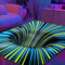 Dwafill Wunderschön Teppich Jugendzimmer Jungen, 120 * 180CM 3D Vortex Teppiche Illusion Optische Täuschung, Gamer Teppich, für Esszimmer Zuhause Schlafzimmer Zimmer Dekor
