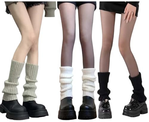 3pcs Leg Warmers, Leg Warmers Ladies, Fluffy Leg Sleeve, Suitable For Costume Play 80s Party Ballet Yoga Sport And Other Events, Festivals Or Daily Gifts for Your Female Friends