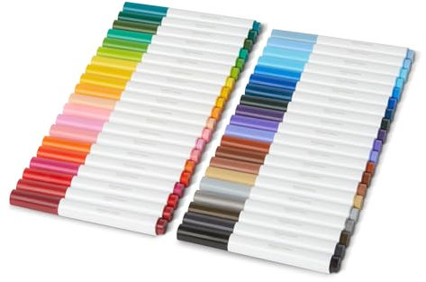 Amazon Basics Broad Line waschbare Marker, 40 Stück, mehrfarbig