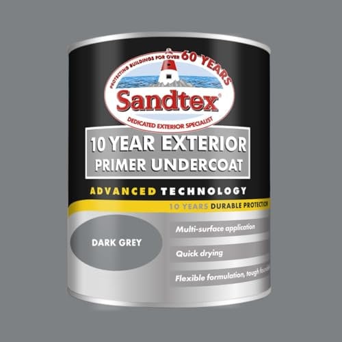 SANDTEX 10 YEAR QD PRIMER UNDERCOAT DARK GREY 750ML