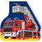 Sheepworld Block Feuerwehr | Figürlicher Block mit 40 Blatt, Titelblatt farbig gestaltet | Geschenk für Kinder, Kindergeburtstag, Geschenk Jungs, Schulanfang, Schultüte | 74317