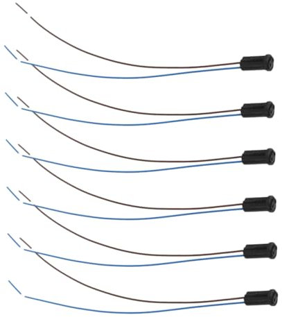 DIYEAH Douilles de Lampe G4 en Plastique Support LED Basse Tension à la Chaleur Installation Facile 6 Pièces Utilisation Domestique et Commerciale