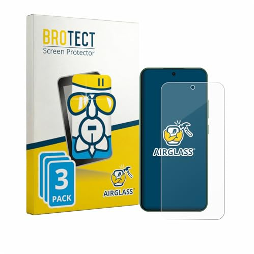 BROTECT 3 Stück Schutzglas für Oppo F33 Schutzfolie Panzer Folie Glas Made in Germany [Extrem Kratzfest 9H, Anti-Fingerprint, Ultra-Transparent]