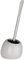 WENKO 22429100 Toilet brush Polaris Pastel Grey - toilet brush holder, Ceramic, 17 x 34.5 x 14.5 cm, Light grey