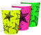 Folat Gobelets fluo 250 ml / 6
