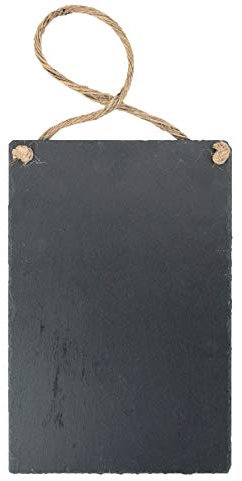 Nicola Spring Schiefer -Hanging -Notizbrett - 20 X 30cm - Natürlich - Pack Von 2