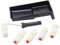 Set di 7 mini rulli Fit For The Job per pittura a emulsione, rullo e vassoio piccoli per pitturare pareti e soffitti, set di rulli da 100 mm, set di rulli e vassoi, rullo e vassoio piccoli per pittura