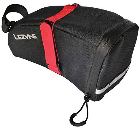 LEZYNE Unisex Aero Caddy Satteltasche, Schwarz/Rot, M