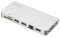 DIGITUS USB-C Travel Docking Station – 8 Ports – 1x HDMI, 1x VGA (4K@30Hz) – 2x USB 3.0 / USB 2.0, 1x USB Typ-C – RJ45 LAN, Kartenleser – Silber