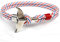 EXINOX Nautisches Wal-Armband, Mann Frau, Sea Life, Farbe Silber (Blau, Rot & Weiß 2)