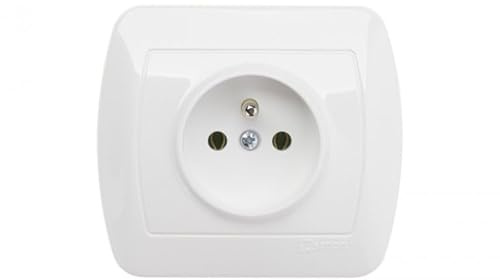 Kontakt-Simon AGZ1E/11 Socket White Plastic IP20, 250 V, 90 mm, 37.5 mm