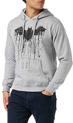 DC Comics Men's Batman Paint Hoodie