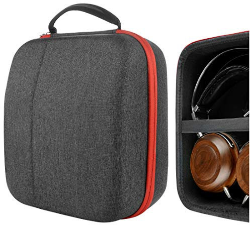Geekria Custodia rigida per cuffie Denon AH-D9200, AH-D5200, Fostex TH-500RP, TH900, TH909, Pioneer SE-DIR800C, A1000, SONY MDR-Z1R, MDR-Z7M2, Auricolari Custodia Da Trasporto Rigida, Borsa da viaggio