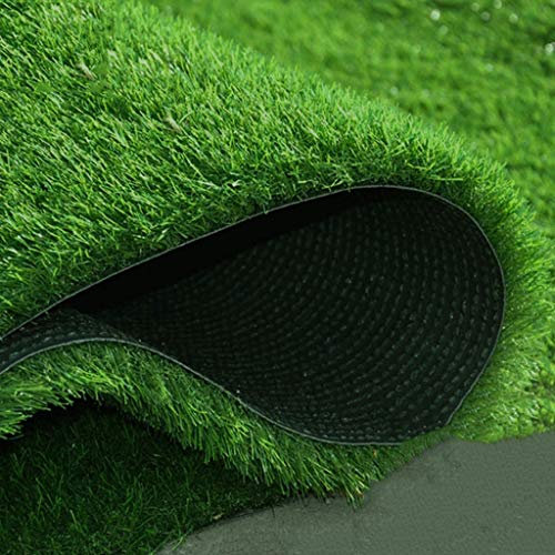 Kunstrasen, realistisch gefälschten Gras Synthetic Thick Rasen Grasmatte Haustier Rasen Kunststoff Zement Außen Garten Landschaft (Size : 79inx157in)