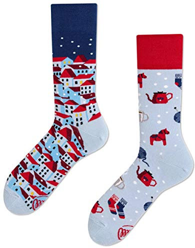 Many Mornings unisex Socken – Hygge - Gemütlichkeit Behaglichkeit (43-46 H)