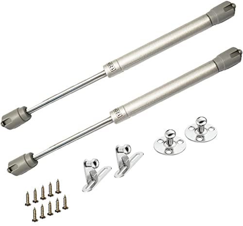 ZFYQ Pistones a Gas, 2pcs Hidráulico Muebles Cocina Amortiguador Puertas Elevables 120N/12kg Bisagras Resortes Armario con Tornillos