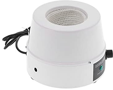 Electric Heating Mantle 250ml Stepless Thermostat Magnetic Stirrer Temperature Adjustable Heating Sleeve University Laboratory Equipment(White)