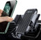 andobil Support Telephone Voiture, [Pince Brevet 2022 & Stabilité Améliorée] Porte Téléphone est Fermement Fixe à Grille Aeration, Support Rotation 360° pour iPhone 14 13, Samsung, Xiaomi, etc