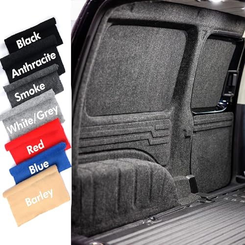 4 Way Super Stretch Lining Carpet for Camper Van Motorhome Car Vehicle Interior(White-Grey, 6 Metre x 2 Metre)