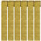 Vsosfiza 6er Set Krepppapier Golden kreppbänder Party Dekoration(4.5 cm x 25 m)