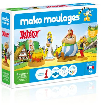 mako moulages Asterix et Obelix Bastelset für Gips und Malerei, Set mit 4 Formen, für Kinder ab 5 Jahren, 39089, 39089