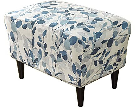 Meigeh Ohrensesselbezüge sesselbezüge für ohrensessel Bedruckte Ohrensesselbezüge Hockerüberzug Stretch bezug hocker Bezug für Ottomane hockerbezug rechteckig