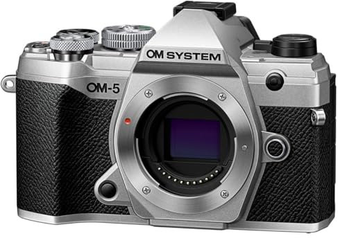 OM SYSTEM OM-5 Mirrorless Camera, Silver