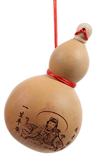 HOMSFOU 1 Pc Zucca Di Vino Barattolo Di Zucca Cinese Bottiglia D'acqua Sportiva Bottiglia Per Bere Zucca Di Sake Borraccia Campeggio Barattolo Da Cucina Zucca Naturale All'aperto Mancare