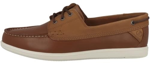 Clarks Homme Bratton Boat Chaussures Bateau, Dark Tan, 42 EU