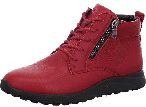 Waldläufer Damen Stiefelette in Rot, Größe 3.5
