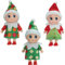 3 Stück Mini-Puppe Elf Weihnachten Baby Winziger Weihnachtself für Mädchen und Jungen,Puppe Baby Elf im Regal Weihnachten Neuheit Spielzeug Puppen Elfen Baby Spielzeug für Weihnachten Neujahr Geschenk