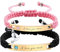 OTXIXTO Personalisierte Passende Armbänder für Paare Einstellbare Geflochtene Paare Armbänder mit Verbindbarem Herz Personalisiertes Gravur Beziehung Name Armband Schmuck Geschenke für Paare (Stil A5)