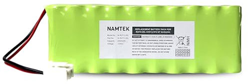 Namtek Ersatzakku für Roto ZEL WDT-S RT2-SF G2/G3/G4 12V, 2200 mAh - Akku-Pack Kompatibel Roto-Tronic Dachfenster WDT SF, Außenrolladen ZRO SF, Außenmarkise ZMA SF